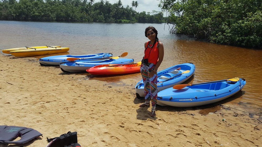 kayaking in inagbe resort