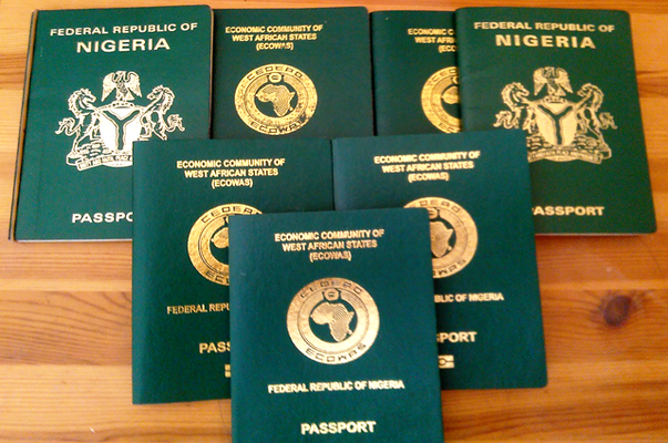 display of nigerian passport