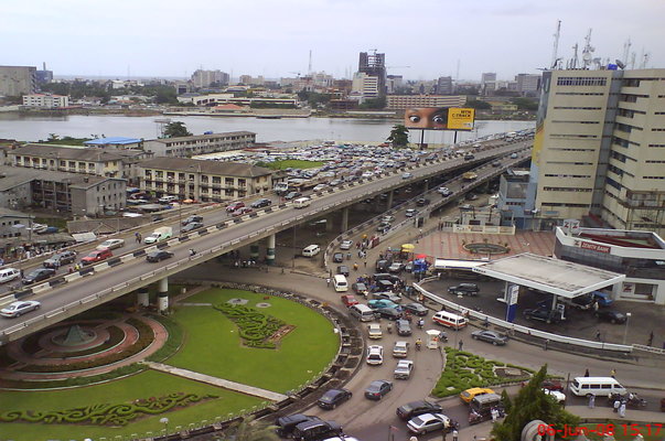 Aerial view of Falomo round about