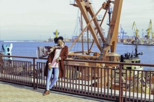 black girl on the harbour