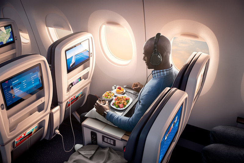 What you eat and drink in-flight can help you beat jet lag