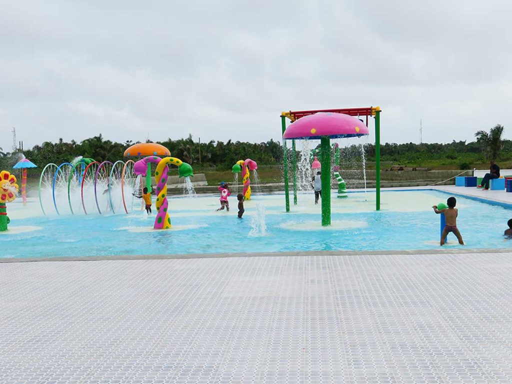 One of the water parks in lagos - Omu resort